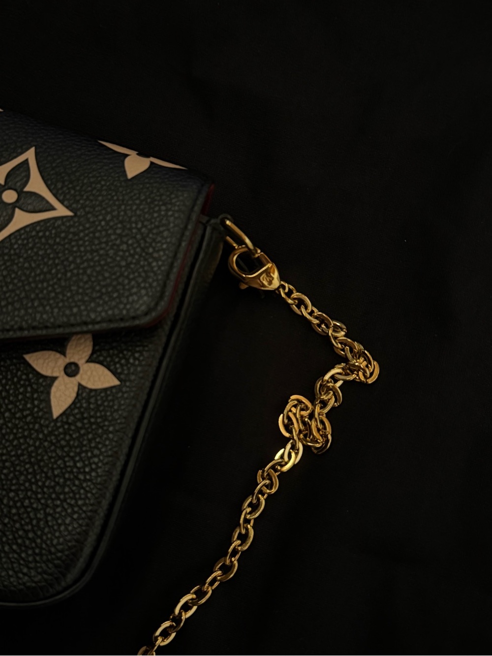 Louis Vuitton Black & Beige Monogram Envelope Crossbody - Picture 5 of 5